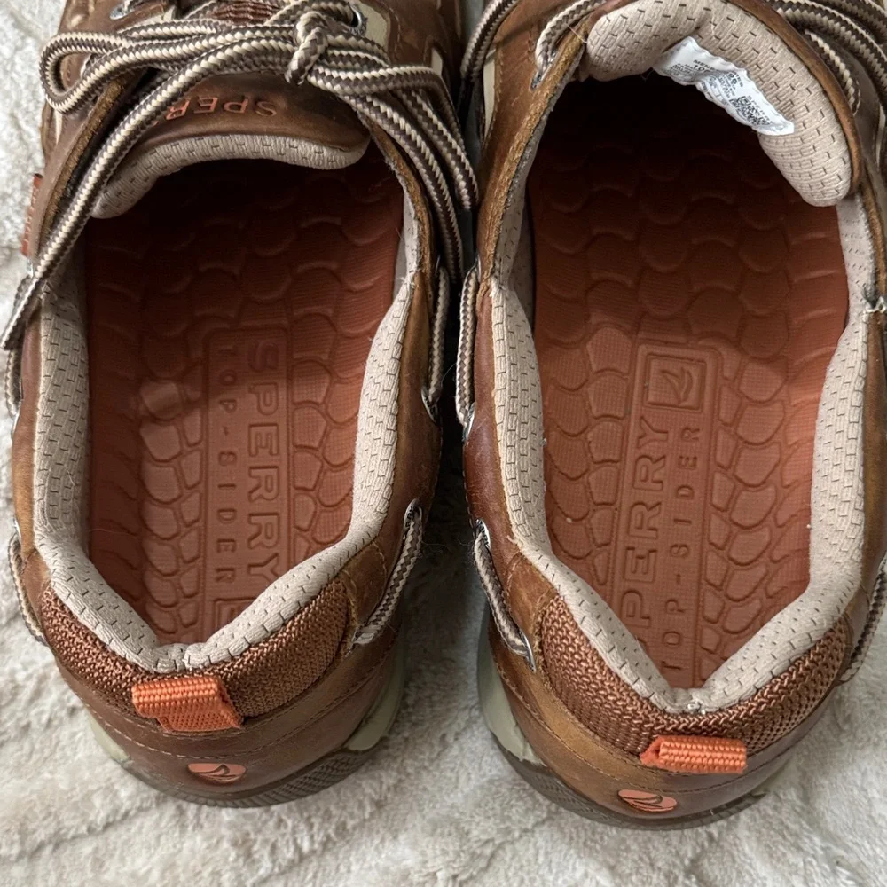 Sperry Men's Brown Leather Boat Shoes